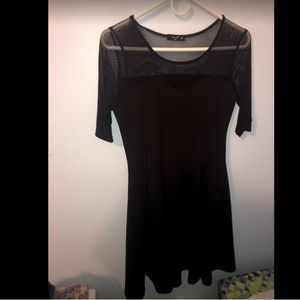 Black 3/4 sleeve Dress